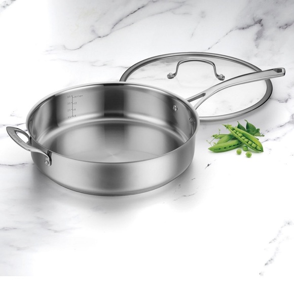 NIB CUISINART Forever Stainless Collection 5.5 Qt Sauté Pan - Picture 2 of 5